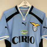 1999/00 LAZIO CRESPO #10 HOME SHIRT (M) PUMA