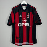 Shop 2000/02 AC MILAN SHEVCHENKO #7 HOME SHIRT (L) ADIDAS, classic football shirts, vintage football shirts & retro soccer jerseys at Cult Kits