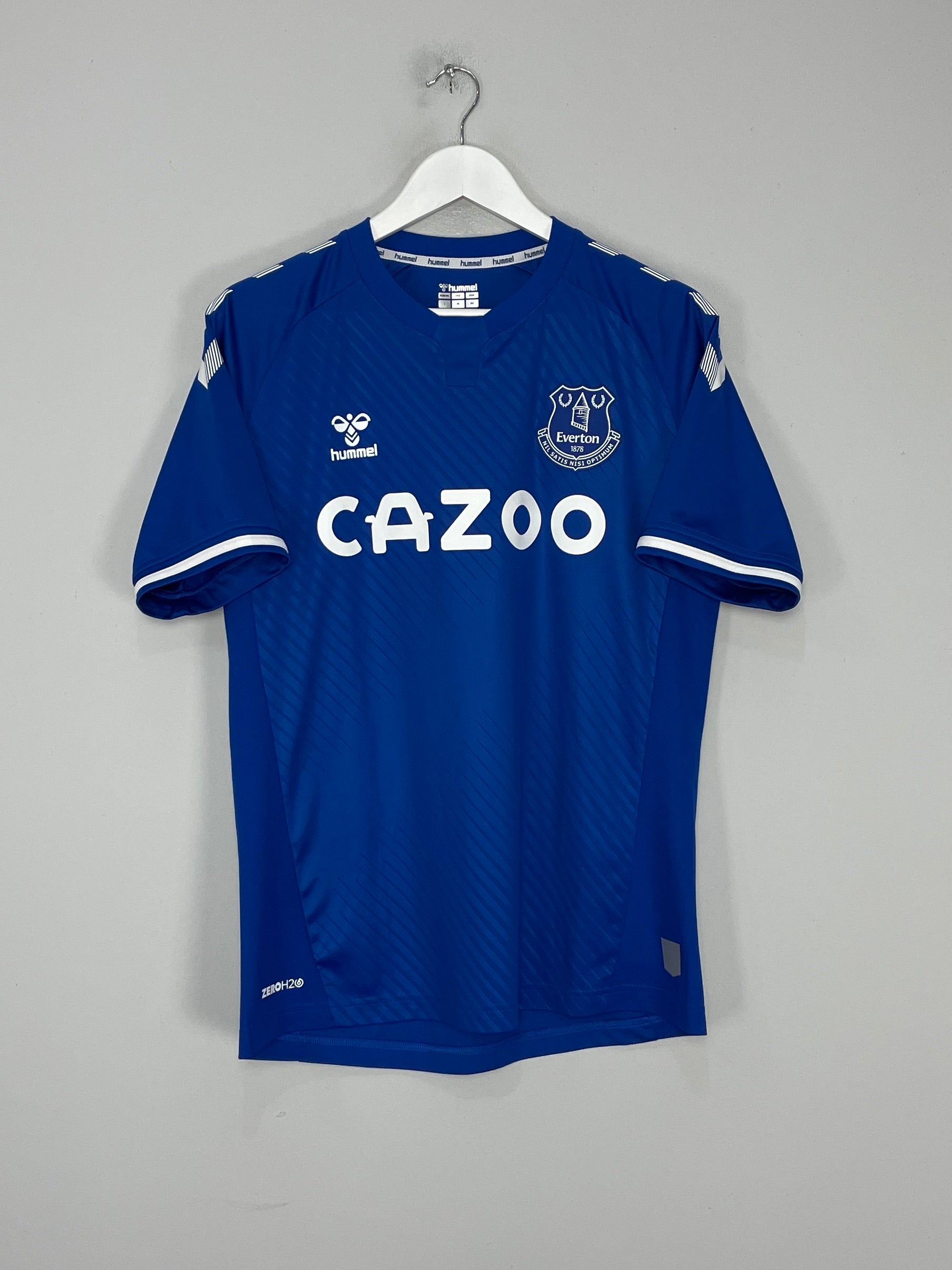Shop 2020/21 EVERTON HOME SHIRT (L) HUMMEL, classic football shirts, vintage football shirts & retro soccer jerseys at Cult Kits