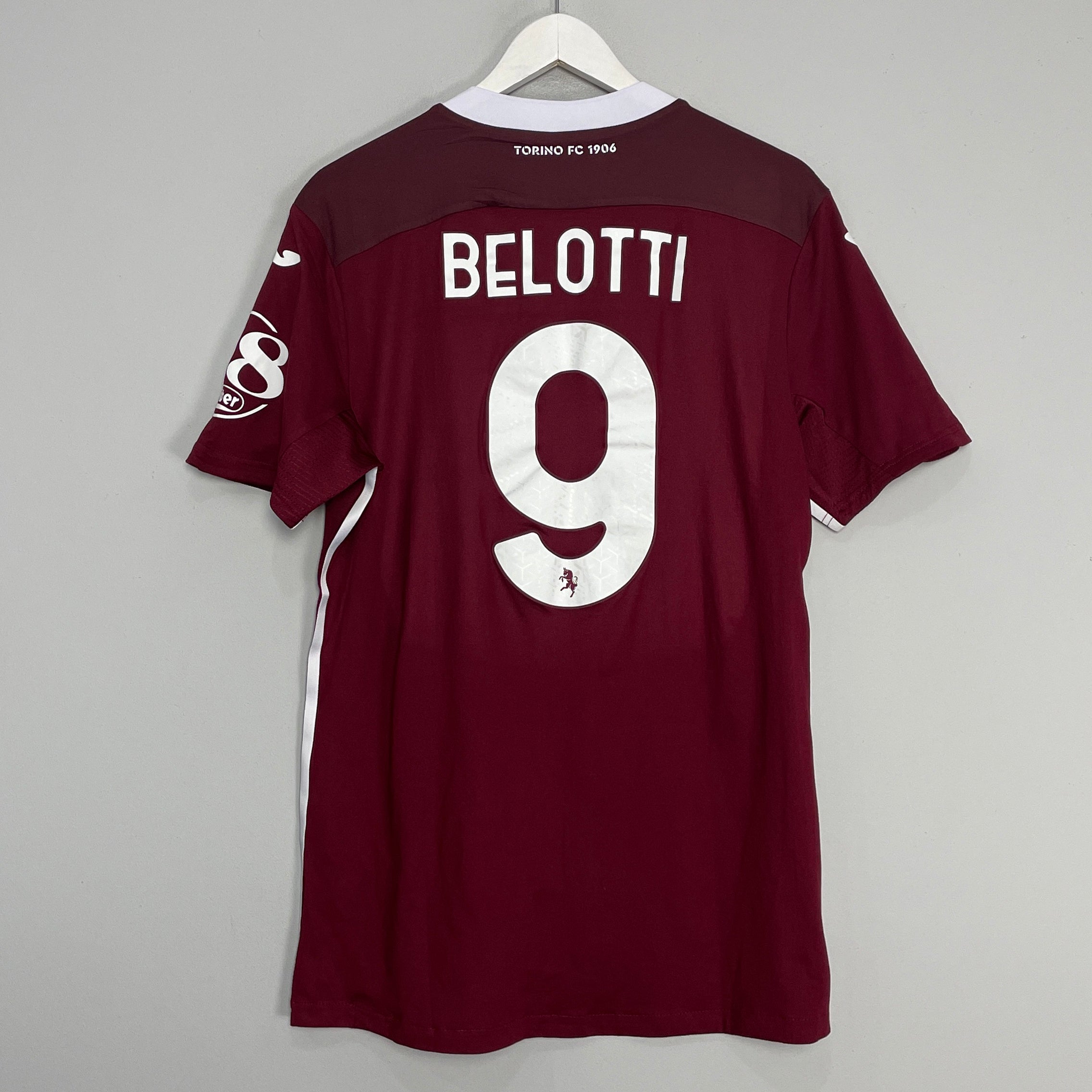 Shop 2020/21 TORINO BELOTTI #9 HOME SHIRT (L) JOMA, classic football shirts, vintage football shirts & retro soccer jerseys at Cult Kits