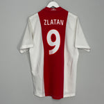 2000/01 AJAX ZLATAN #9 HOME SHIRT (L) ADIDAS