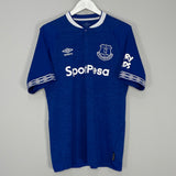 Shop 2018/19 EVERTON HOME SHIRT (L) UMBRO, classic football shirts, vintage football shirts & retro soccer jerseys at Cult Kits