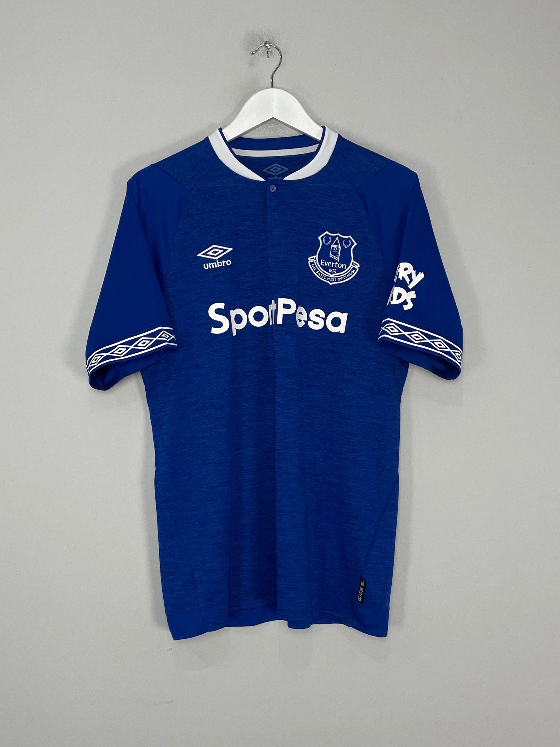 Shop 2018/19 EVERTON HOME SHIRT (L) UMBRO, classic football shirts, vintage football shirts & retro soccer jerseys at Cult Kits