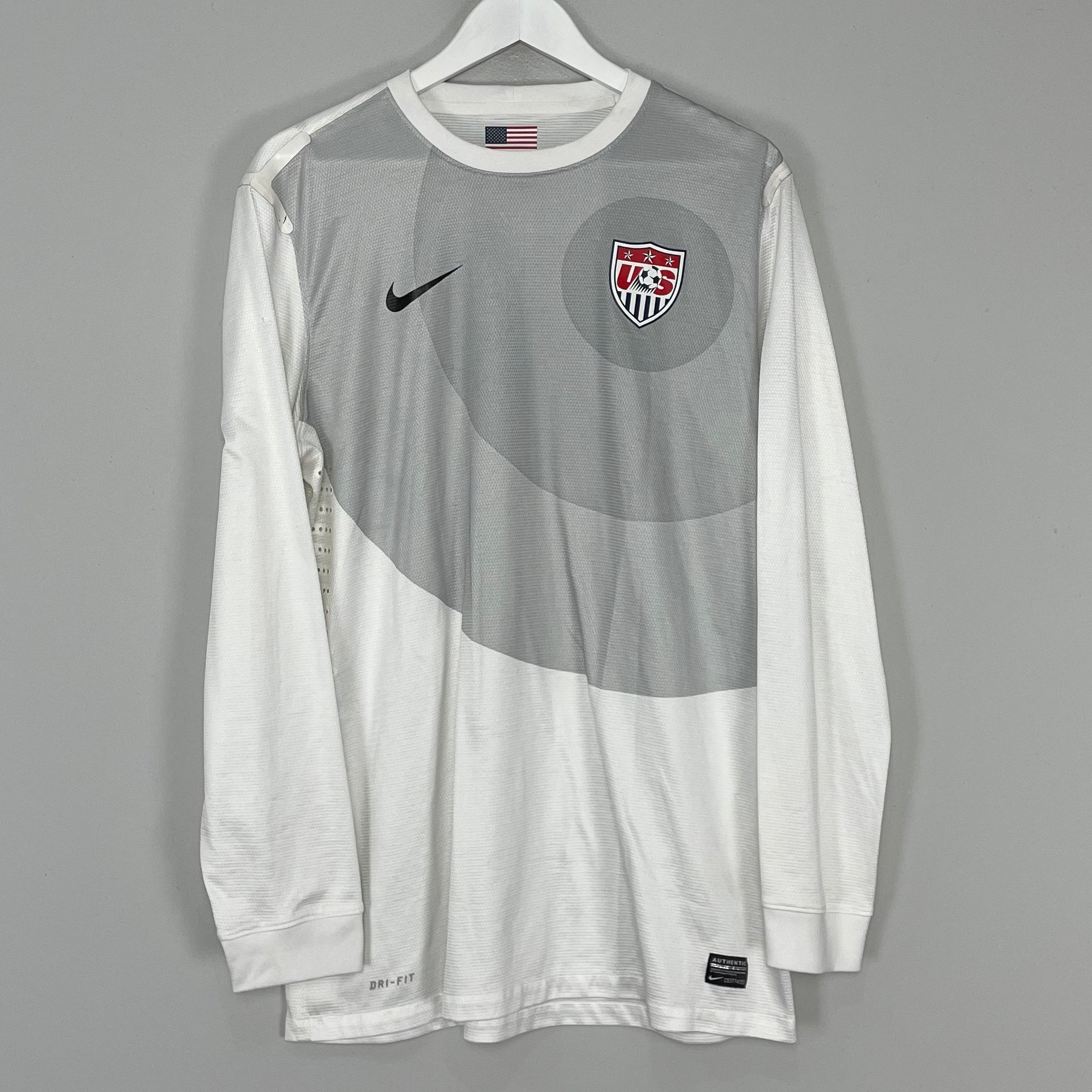 Shop 2012/13 USA *PLAYER ISSUE* GK SHIRT (XL) NIKE, classic football shirts, vintage football shirts & retro soccer jerseys at Cult Kits