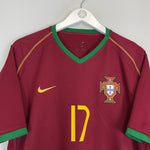 Shop 2006/07 PORTUGAL RONALDO #17 HOME SHIRT (L) NIKE, classic football shirts, vintage football shirts & retro soccer jerseys at Cult Kits