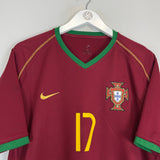 Shop 2006/07 PORTUGAL RONALDO #17 HOME SHIRT (L) NIKE, classic football shirts, vintage football shirts & retro soccer jerseys at Cult Kits