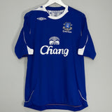 2007/08 EVERTON HIBBERT #2 HOME SHIRT (L) UMBRO