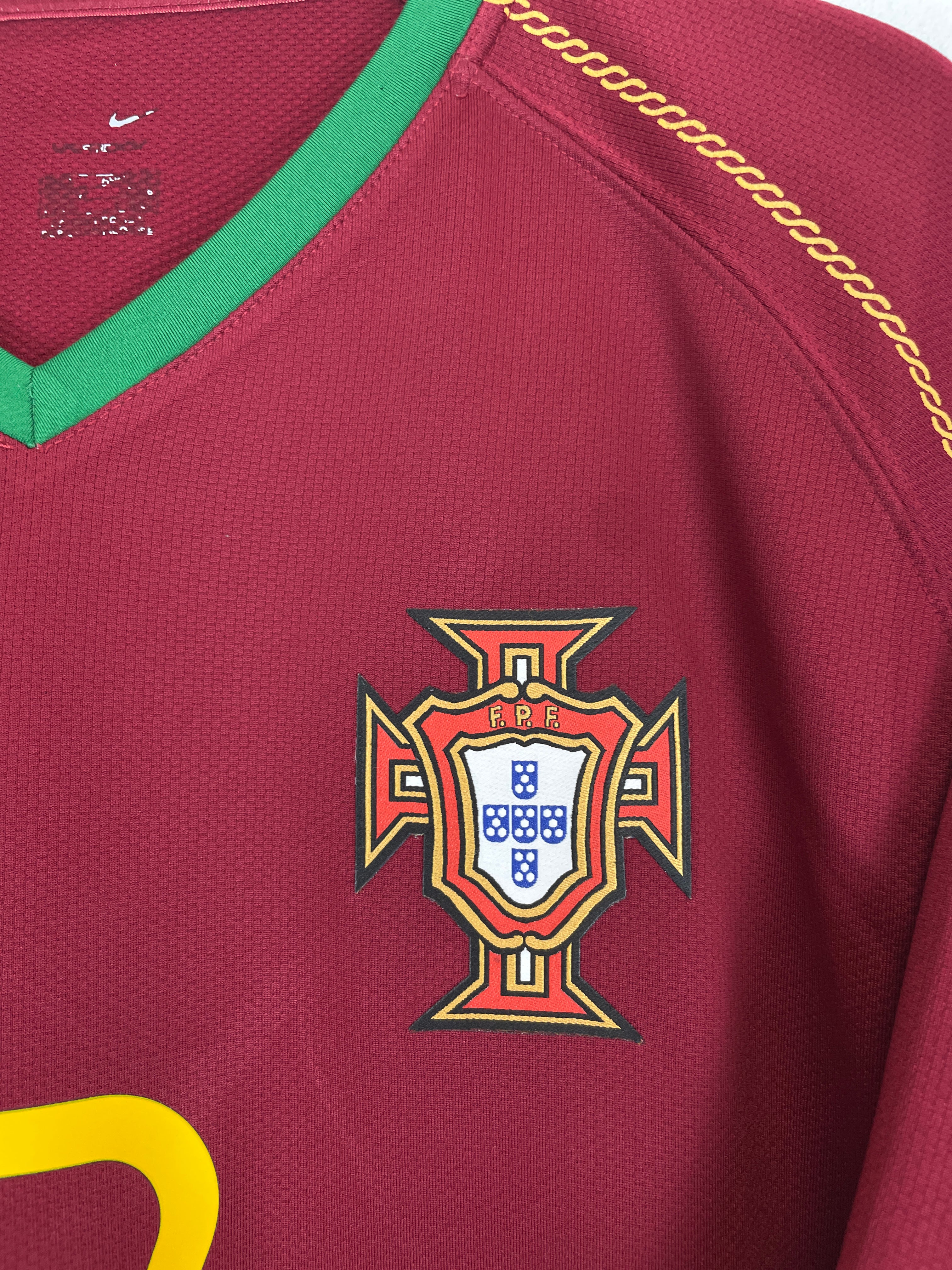 Shop 2006/07 PORTUGAL RONALDO #17 HOME SHIRT (L) NIKE, classic football shirts, vintage football shirts & retro soccer jerseys at Cult Kits