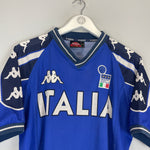 Shop 2000/01 ITALY TRAINING SHIRT (L) KAPPA, classic football shirts, vintage football shirts & retro soccer jerseys at Cult Kits