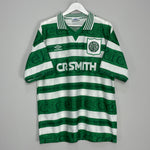 Shop 1995/97 CELTIC HOME SHIRT (XL) UMBRO, classic football shirts, vintage football shirts & retro soccer jerseys at Cult Kits