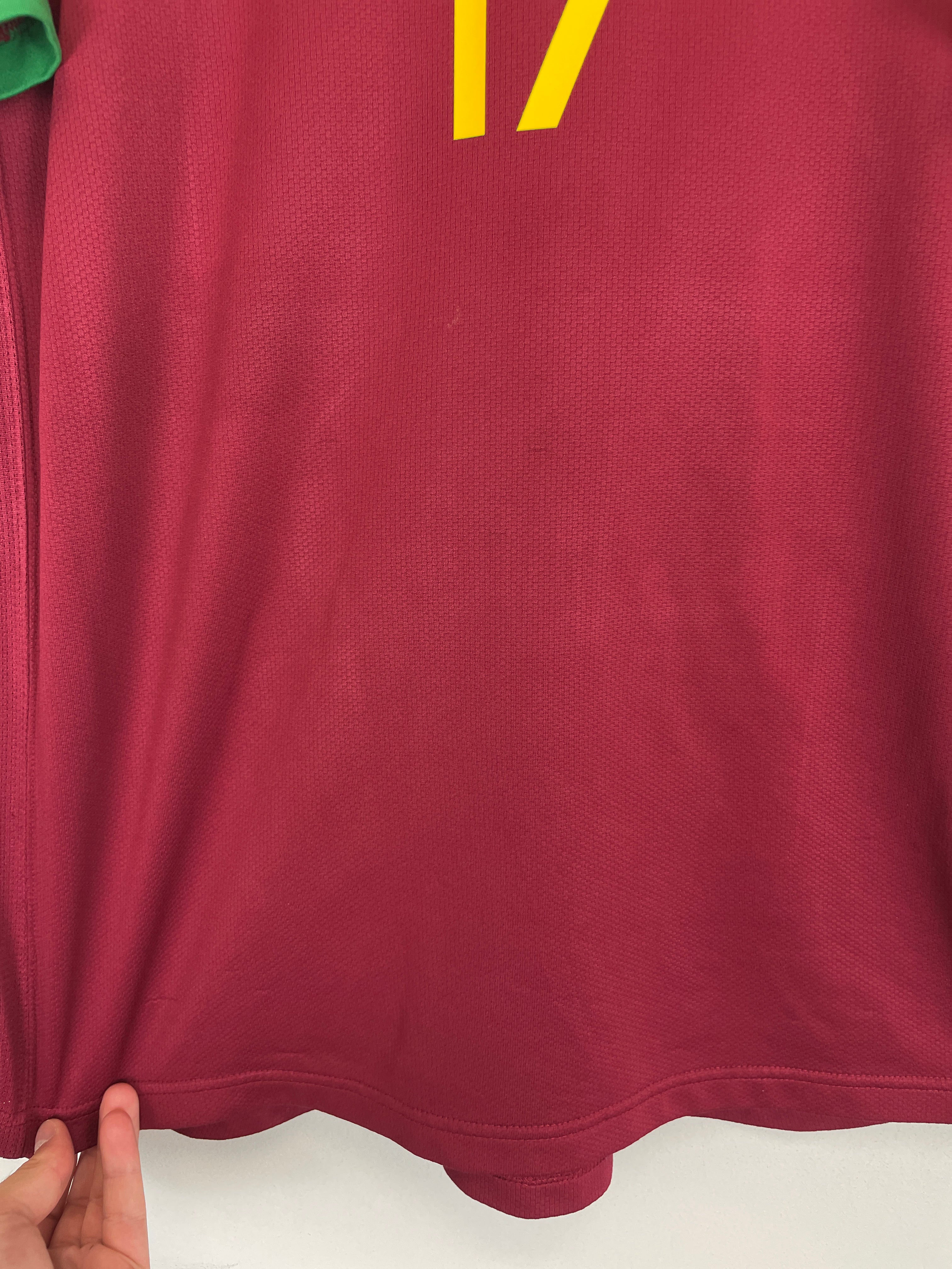 Shop 2006/07 PORTUGAL RONALDO #17 HOME SHIRT (L) NIKE, classic football shirts, vintage football shirts & retro soccer jerseys at Cult Kits