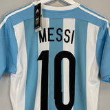 2015/16 ARGENTINA MESSI #10 *BNWT* HOME SHIRT (S) ADIDAS