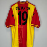 2001/02 LECCE CHEVANTON #19 HOME SHIRT (XL) ASICS