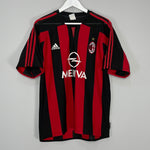 Shop 2003/04 AC MILAN KAKA #22 HOME SHIRT (M) ADIDAS, classic football shirts, vintage football shirts & retro soccer jerseys at Cult Kits