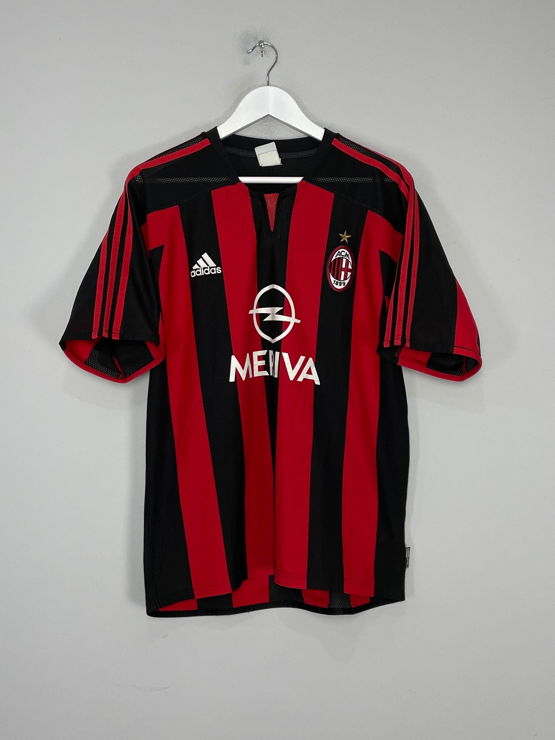 Shop 2003/04 AC MILAN KAKA #22 HOME SHIRT (M) ADIDAS, classic football shirts, vintage football shirts & retro soccer jerseys at Cult Kits