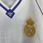 Shop 1990/91 REAL MADRID #9 HOME SHIRT (XL) HUMMEL, classic football shirts, vintage football shirts & retro soccer jerseys at Cult Kits