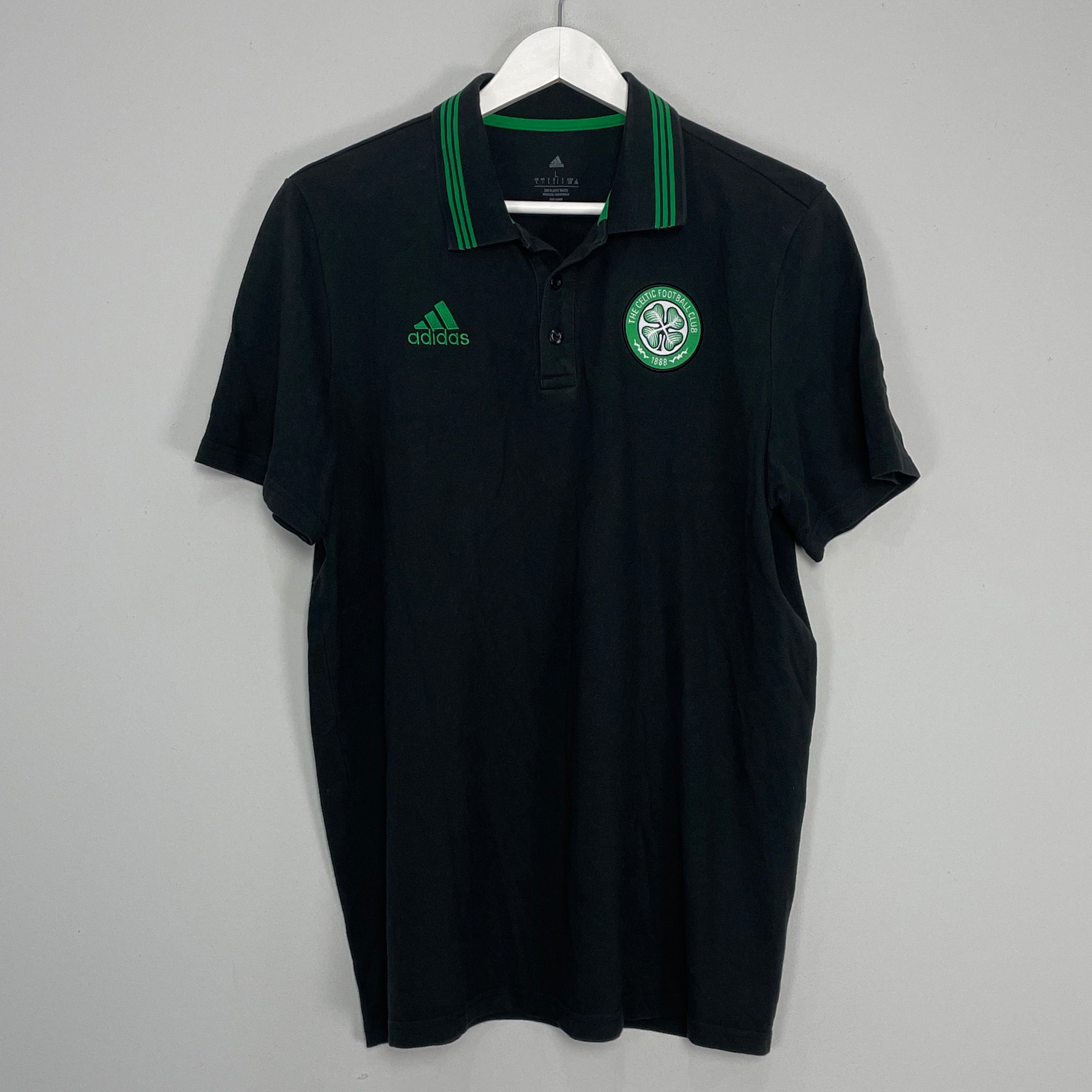 Shop 2022/23 CELTIC POLO SHIRT (L) ADIDAS, classic football shirts, vintage football shirts & retro soccer jerseys at Cult Kits