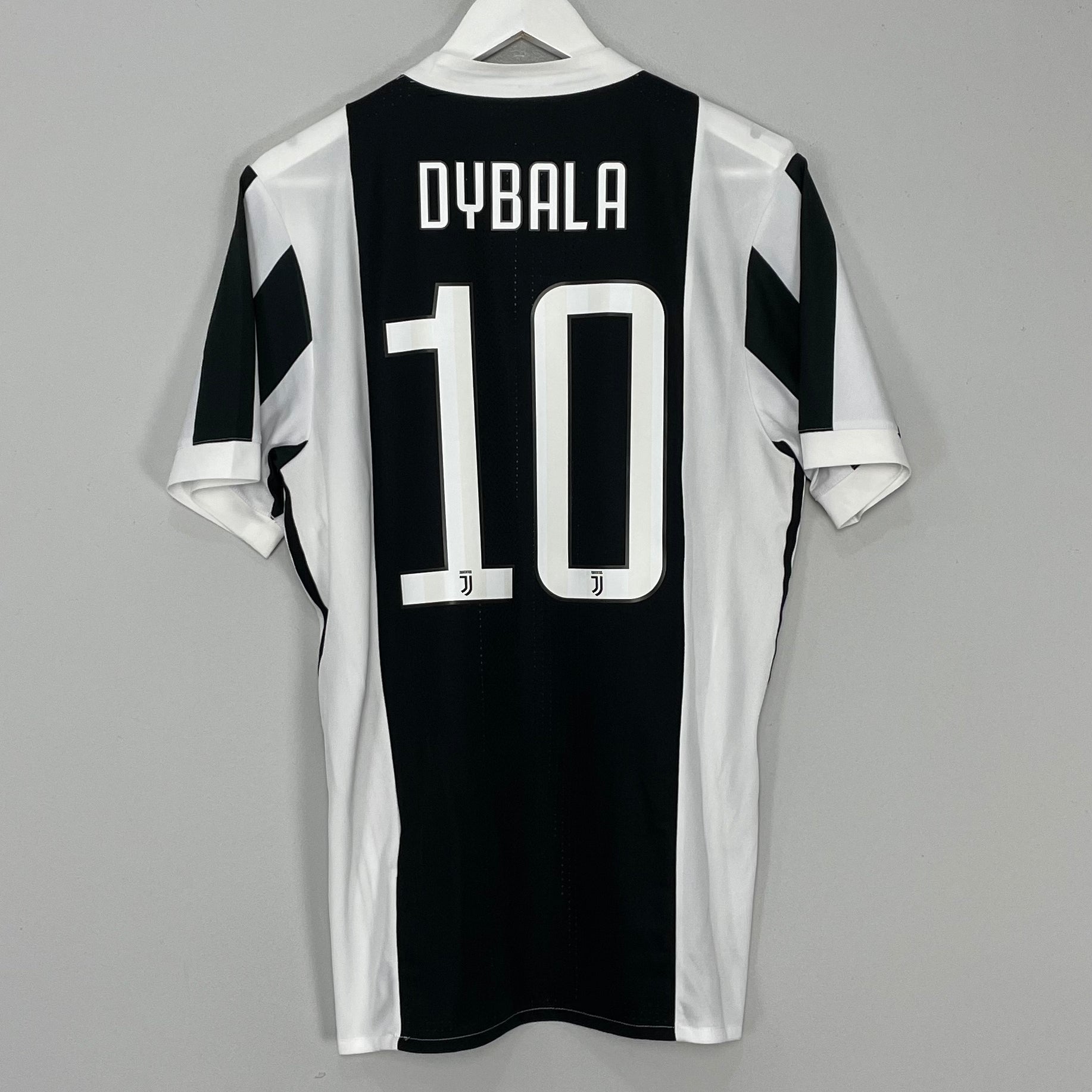 Shop 2017/18 JUVENTUS DYBALA #10 *AUTHENTIC* HOME SHIRT (L) ADIDAS, classic football shirts, vintage football shirts & retro soccer jerseys at Cult Kits