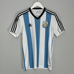 Shop 2013/14 ARGENTINA HOME SHIRT (XS) ADIDAS BASIC, classic football shirts, vintage football shirts & retro soccer jerseys at Cult Kits