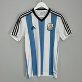 Shop 2013/14 ARGENTINA HOME SHIRT (XS) ADIDAS BASIC, classic football shirts, vintage football shirts & retro soccer jerseys at Cult Kits