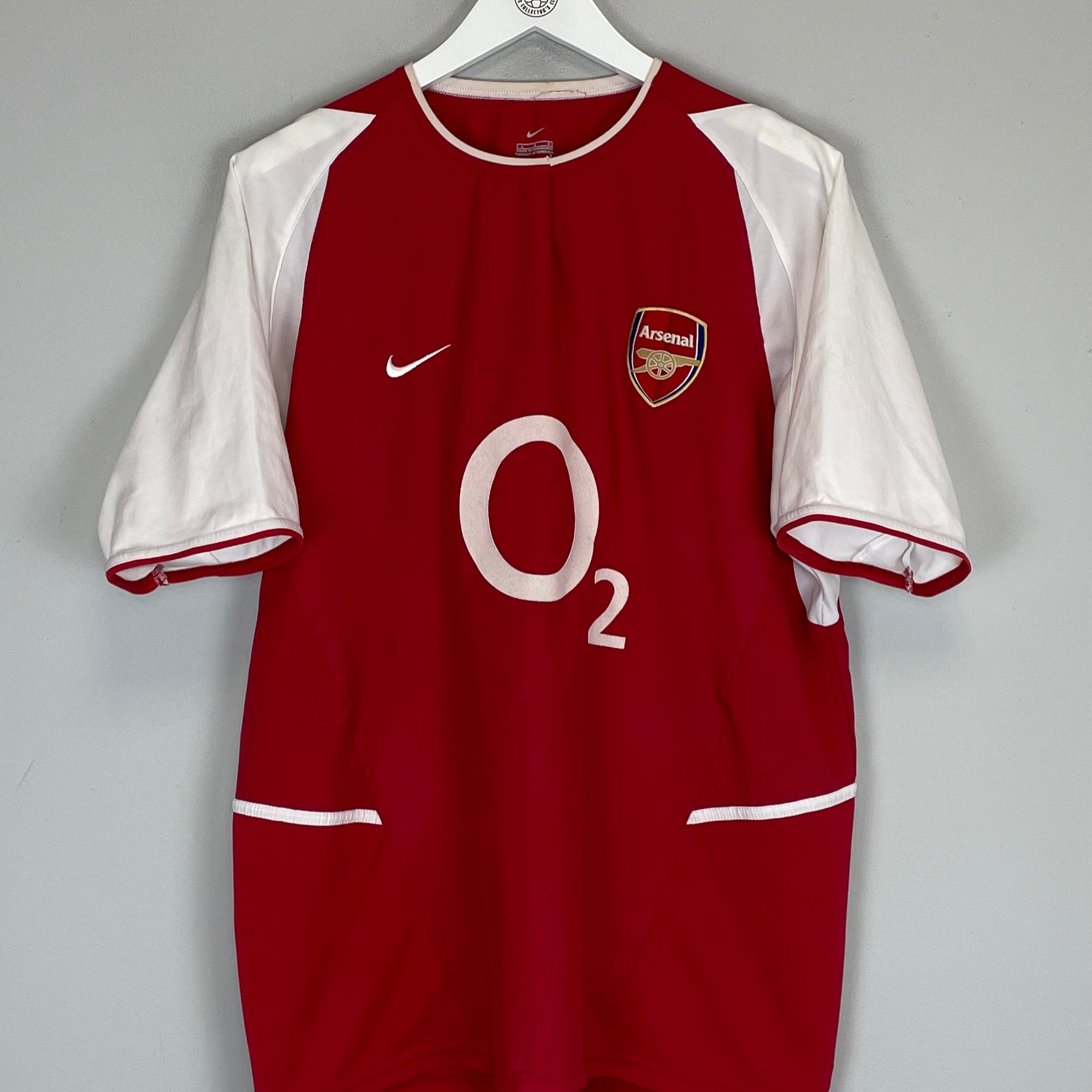 Buy 2002/04 ARSENAL HOME SHIRT (L) NIKE ~ Free worldwide shipping available ~ Authentic Vintage Football Shirts from Cult Kits