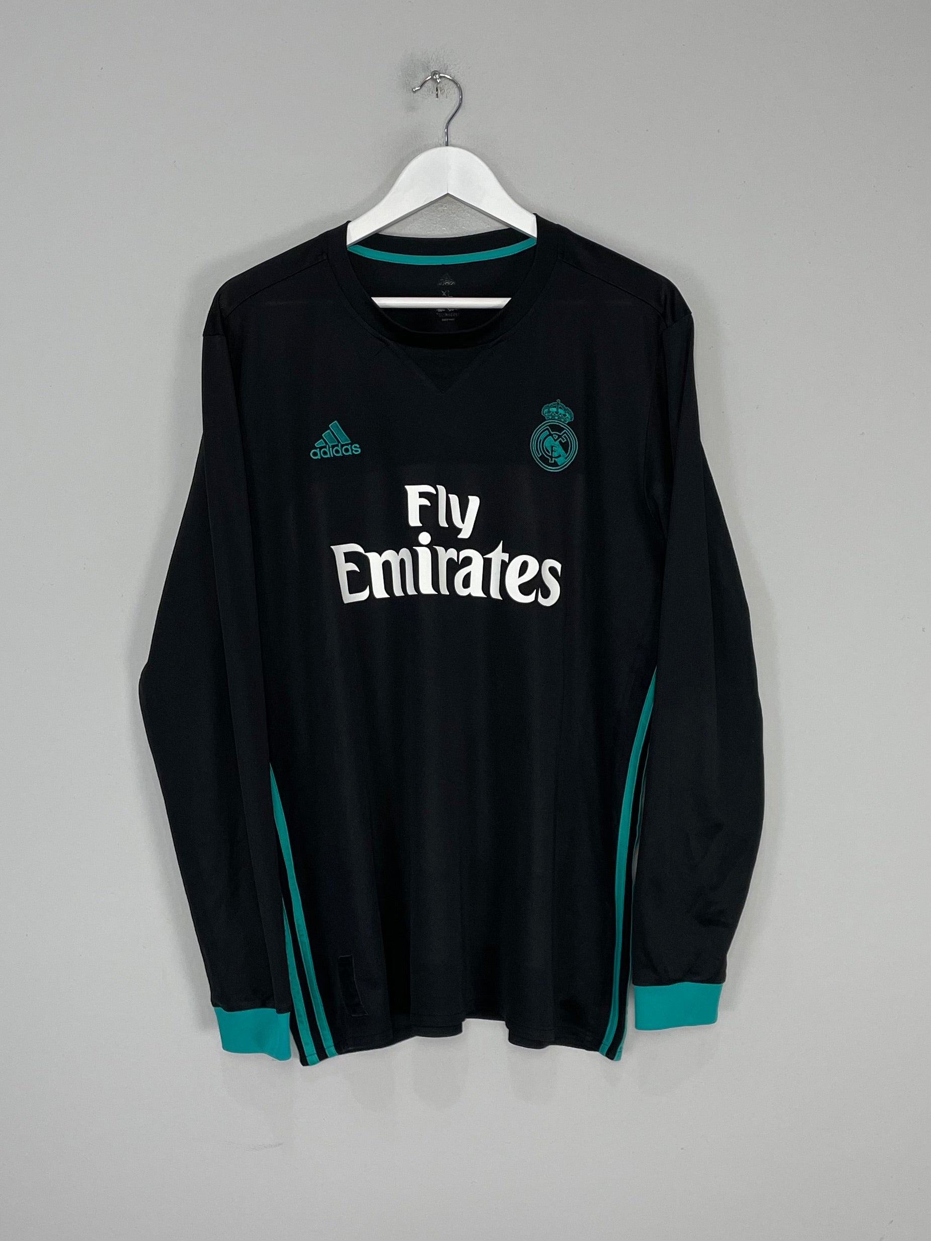 Shop 2017/18 REAL MADRID RONALDO #7 L/S AWAY SHIRT (XL) ADIDAS, classic football shirts, vintage football shirts & retro soccer jerseys at Cult Kits