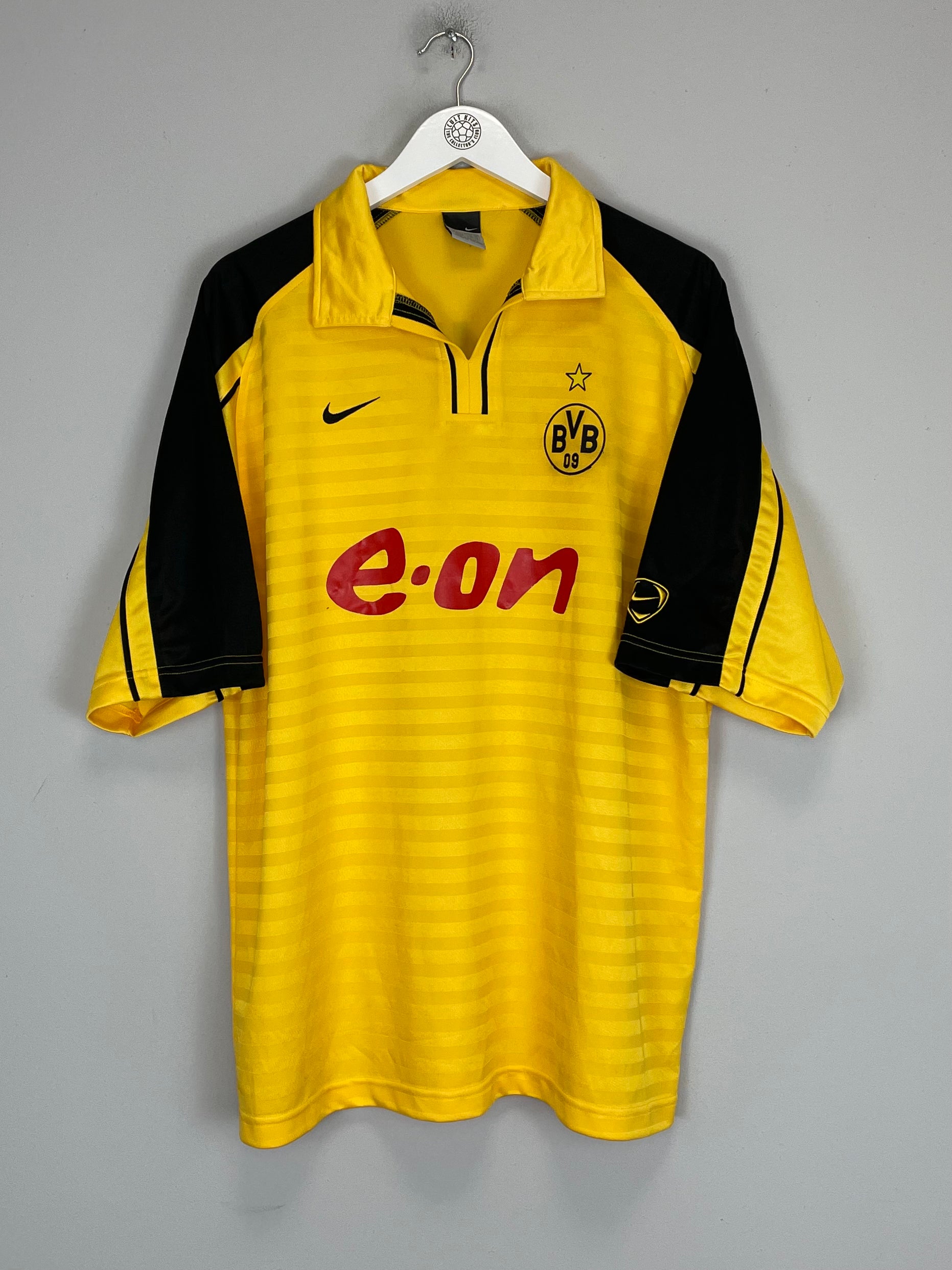 Shop 2005/06 DORTMUND SAHIN #25 WINTER SHIRT (XL) NIKE, classic football shirts, vintage football shirts & retro soccer jerseys at Cult Kits
