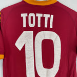 Shop 2007/08 ROMA TOTTI #10 HOME SHIRT (M) KAPPA, classic football shirts, vintage football shirts & retro soccer jerseys at Cult Kits