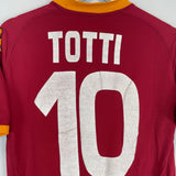 Shop 2007/08 ROMA TOTTI #10 HOME SHIRT (M) KAPPA, classic football shirts, vintage football shirts & retro soccer jerseys at Cult Kits