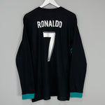 Shop 2017/18 REAL MADRID RONALDO #7 L/S AWAY SHIRT (XL) ADIDAS, classic football shirts, vintage football shirts & retro soccer jerseys at Cult Kits