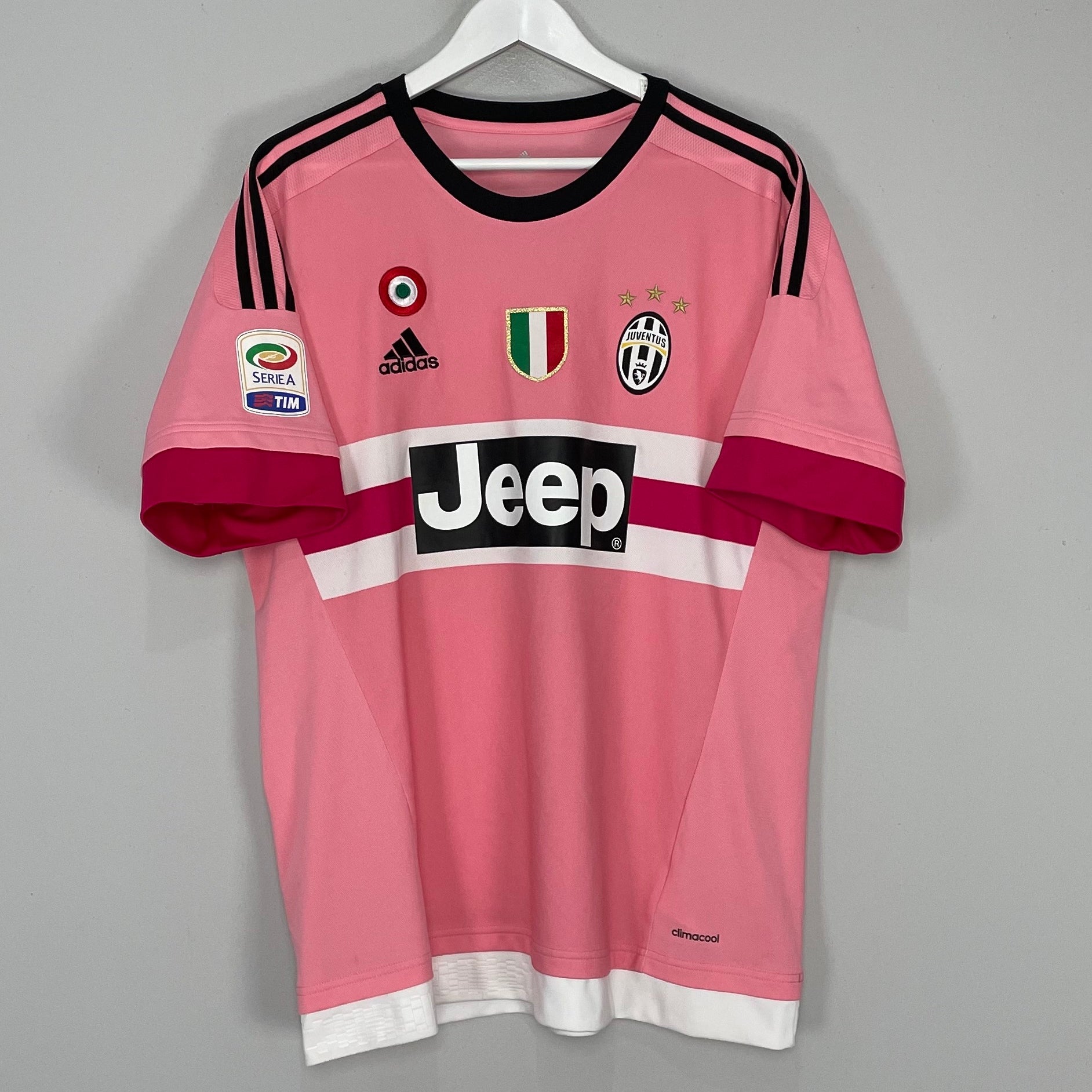 Shop 2015/16 JUVENTUS POGBA #10 AWAY SHIRT (XL) ADIDAS, classic football shirts, vintage football shirts & retro soccer jerseys at Cult Kits