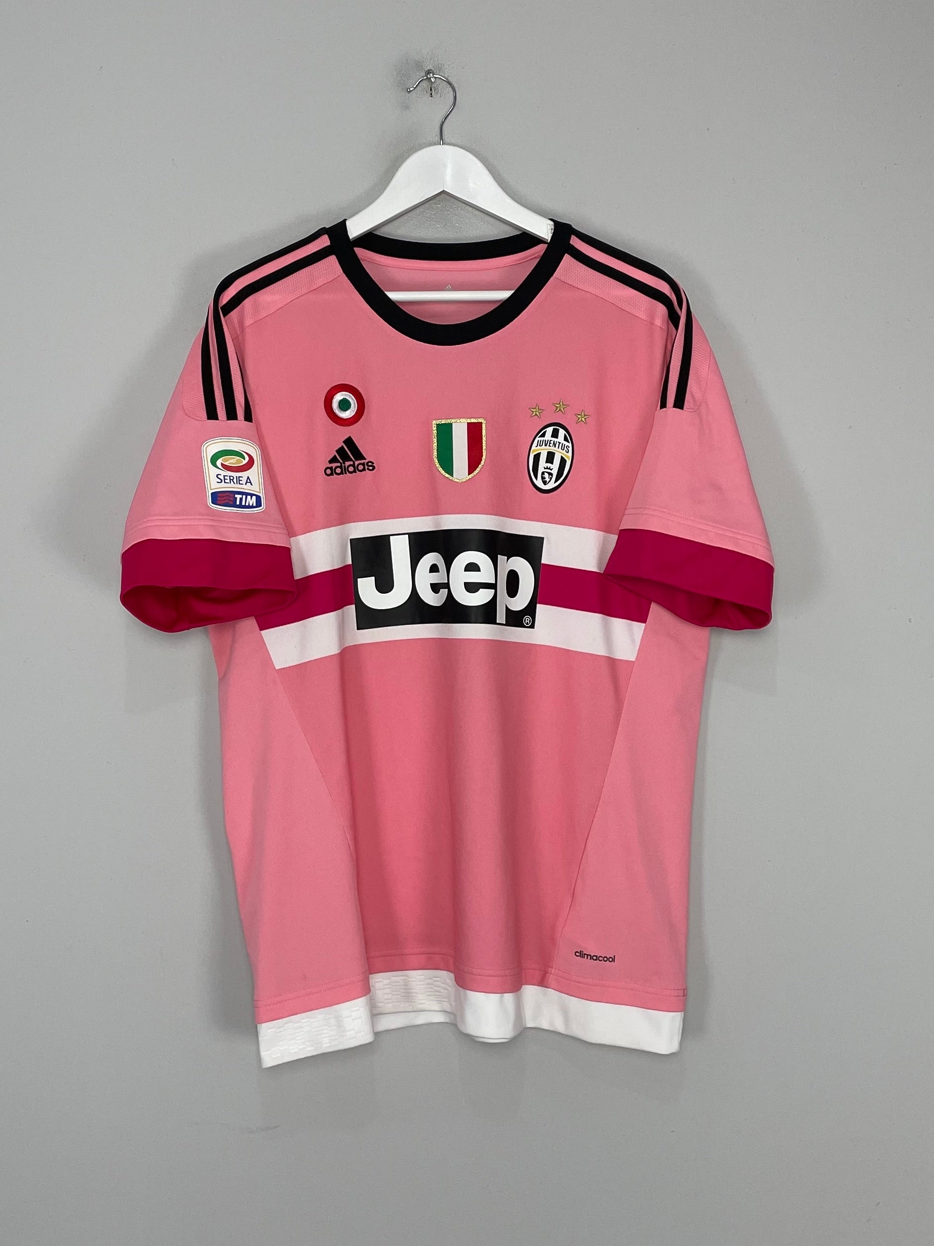 Shop 2015/16 JUVENTUS POGBA #10 AWAY SHIRT (XL) ADIDAS, classic football shirts, vintage football shirts & retro soccer jerseys at Cult Kits
