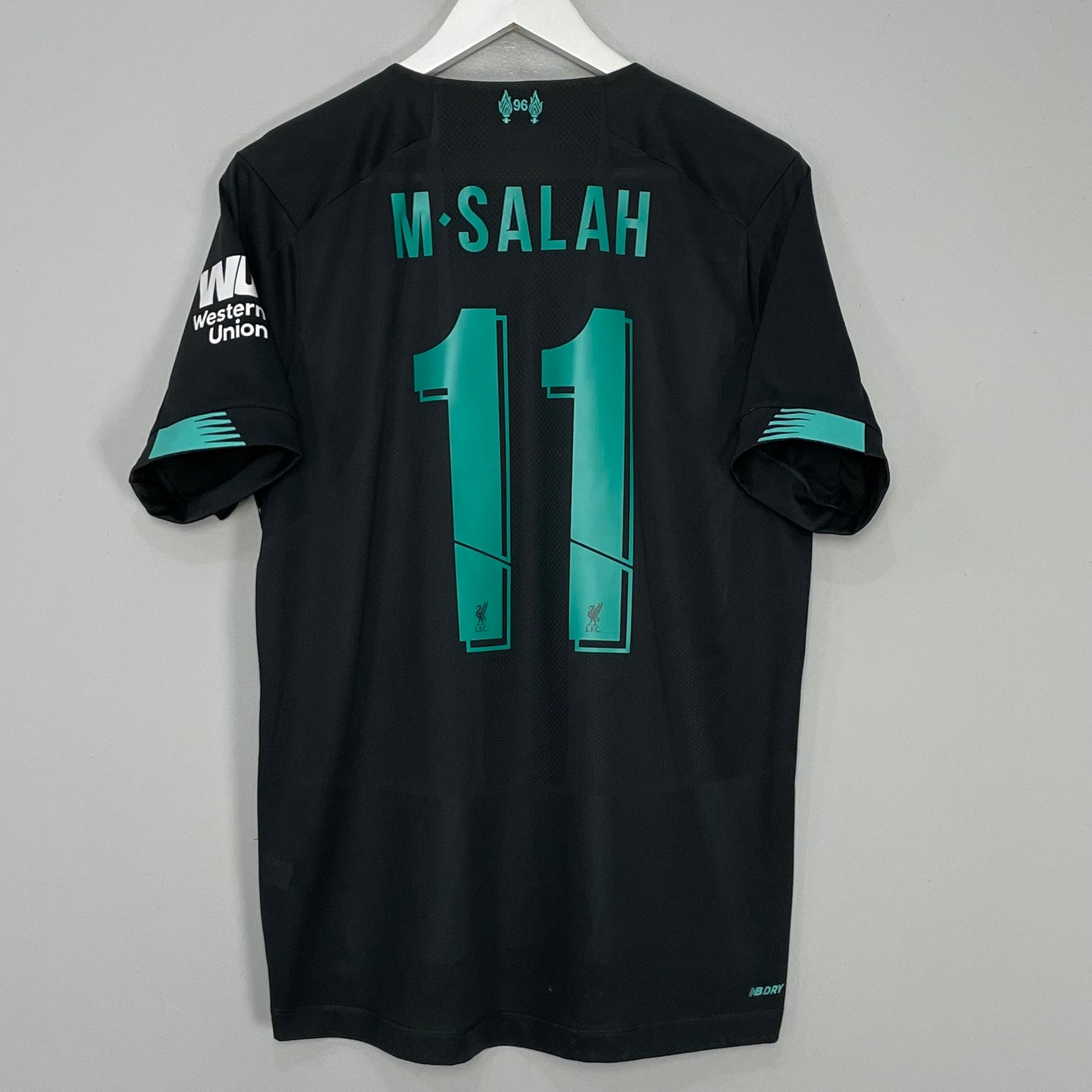 Shop 2019/20 LIVERPOOL M.SALAH #11 THIRD SHIRT (M) NEW BALANCE, classic football shirts, vintage football shirts & retro soccer jerseys at Cult Kits