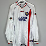2002/03 COSENZA PAVONE #30 *MATCH ISSUE* L/S AWAY SHIRT (XL) SPORT POINT