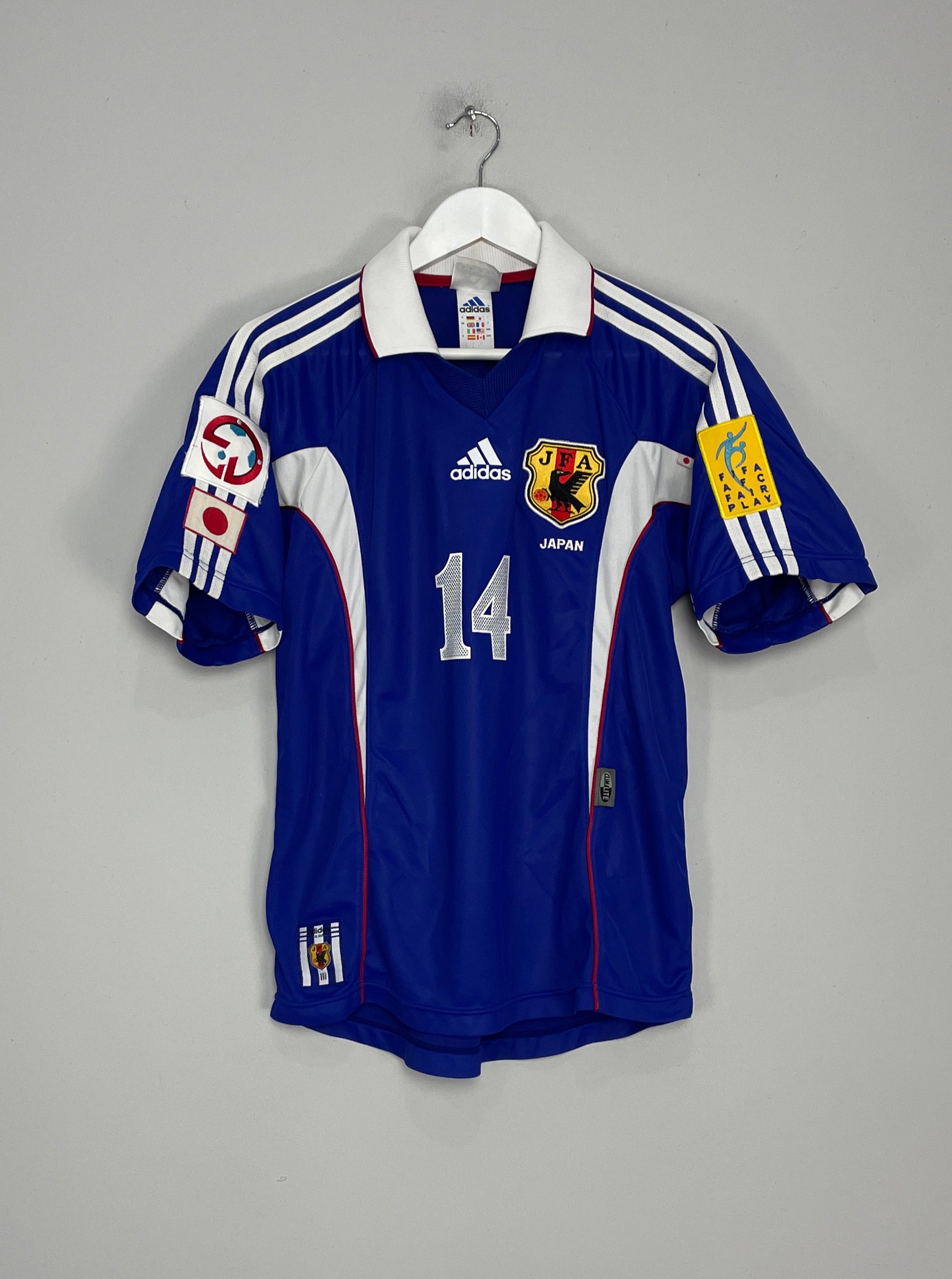 Shop 1999/00 JAPAN NAKAMURA #14 HOME SHIRT (S) ADIDAS, classic football shirts, vintage football shirts & retro soccer jerseys at Cult Kits