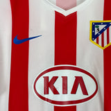 2010/12 ATLETICO MADRID KUN AGUERO #10 HOME SHIRT (L) NIKE