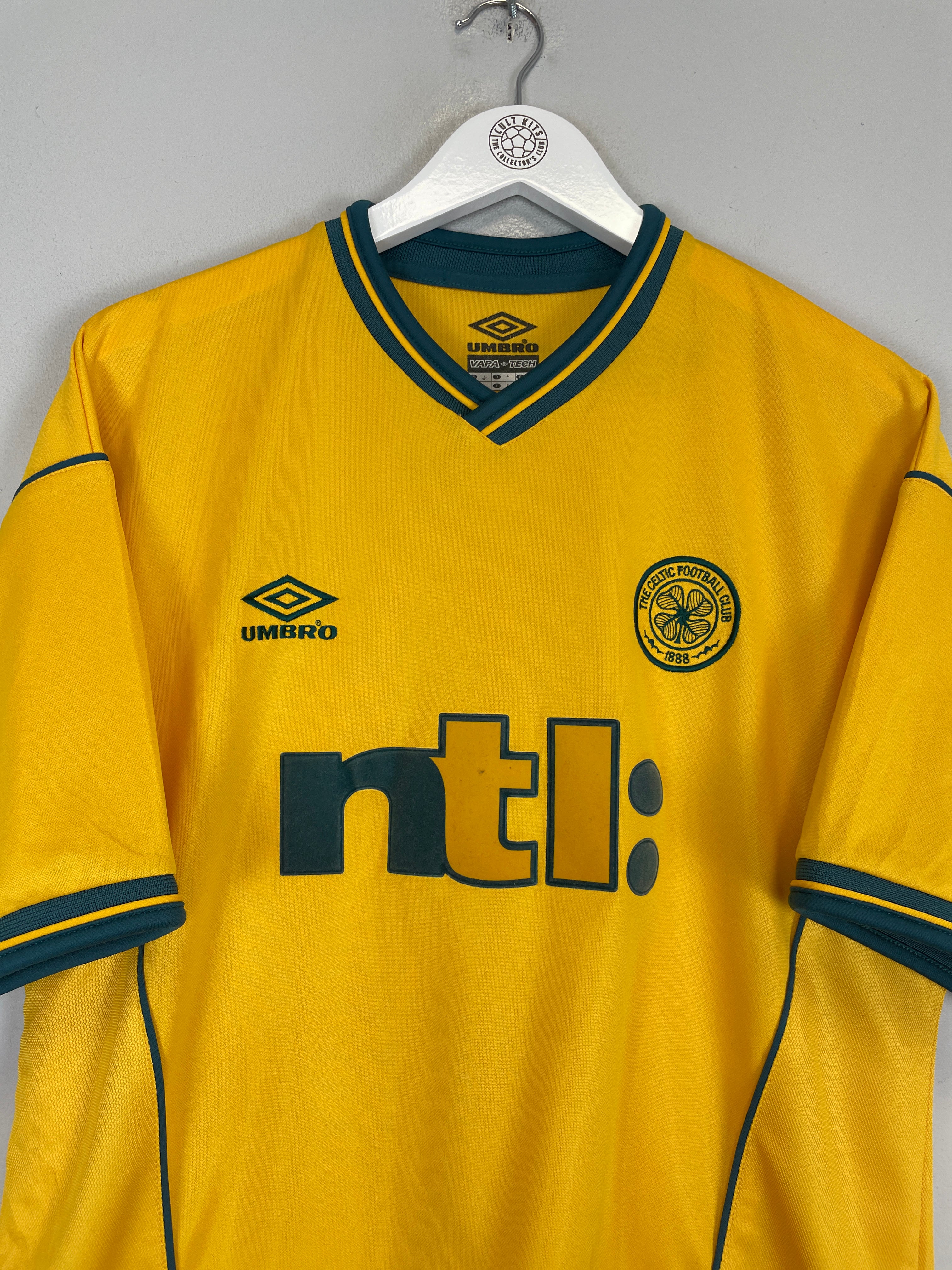 Shop 2000/02 CELTIC HARTSON #10 AWAY SHIRT (L) UMBRO, classic football shirts, vintage football shirts & retro soccer jerseys at Cult Kits