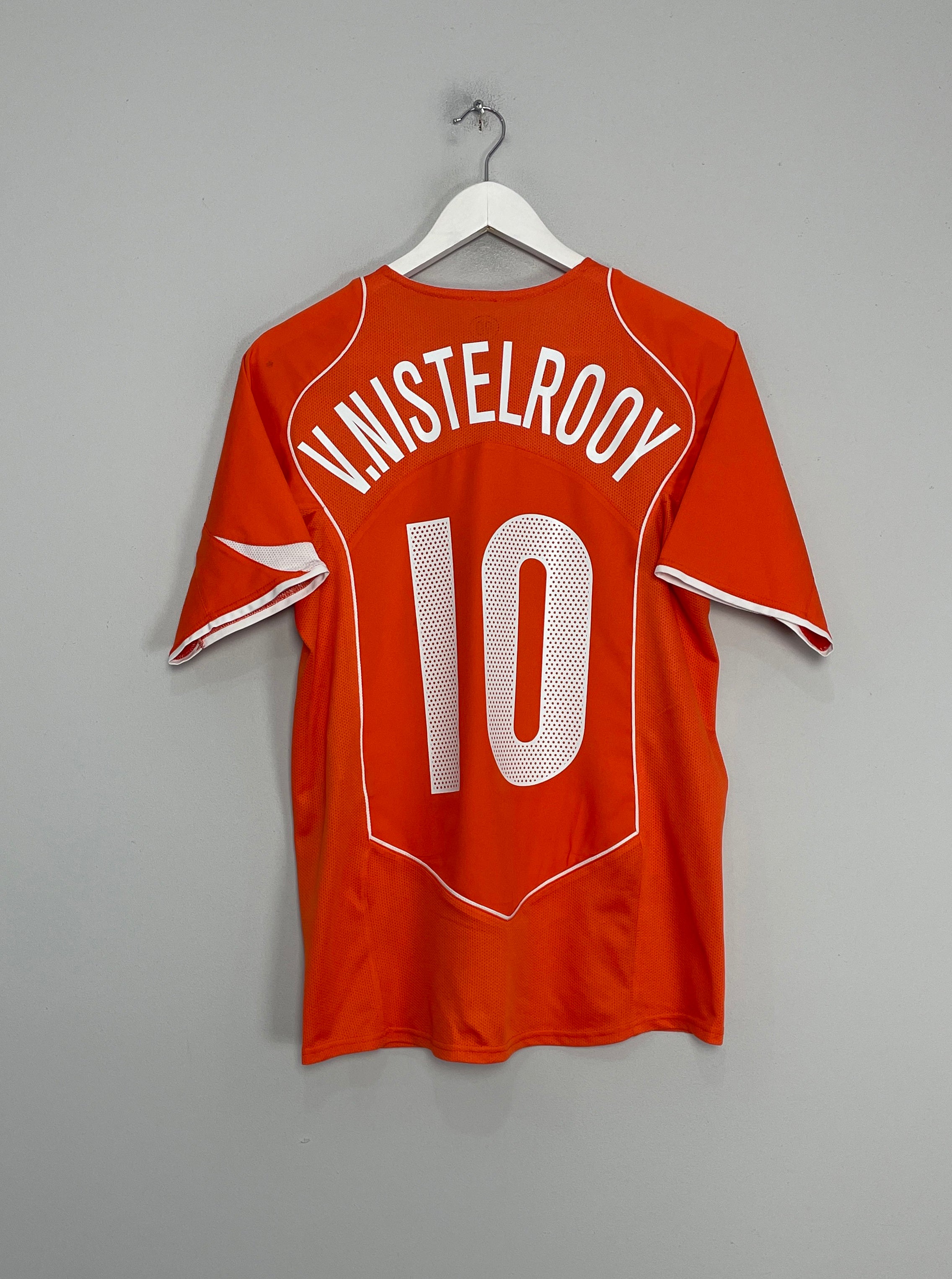 Shop 2004/06 NETHERLANDS V.NISTELROOY #10 HOME SHIRT (S) NIKE, classic football shirts, vintage football shirts & retro soccer jerseys at Cult Kits