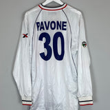 2002/03 COSENZA PAVONE #30 *MATCH ISSUE* L/S AWAY SHIRT (XL) SPORT POINT