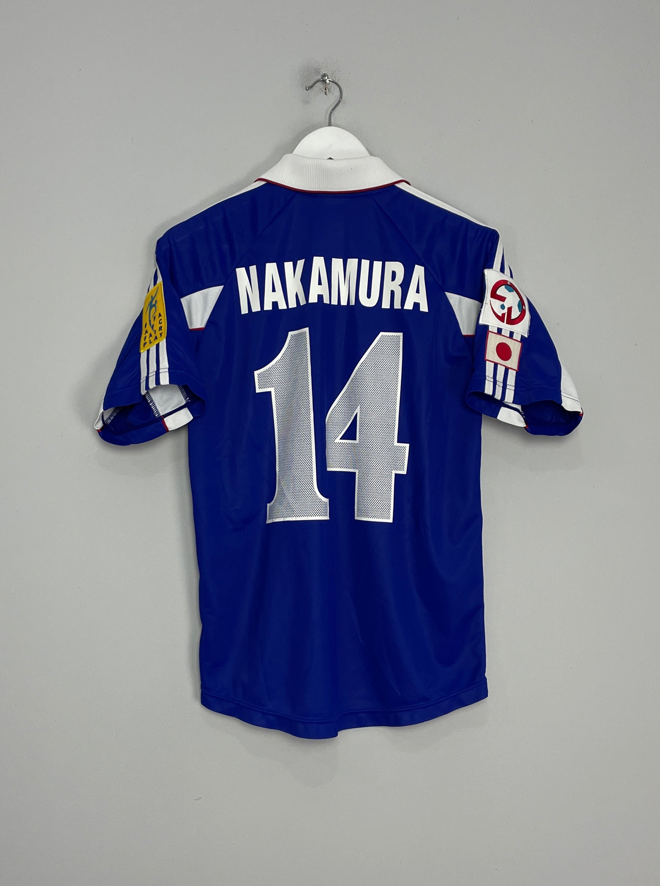 Shop 1999/00 JAPAN NAKAMURA #14 HOME SHIRT (S) ADIDAS, classic football shirts, vintage football shirts & retro soccer jerseys at Cult Kits