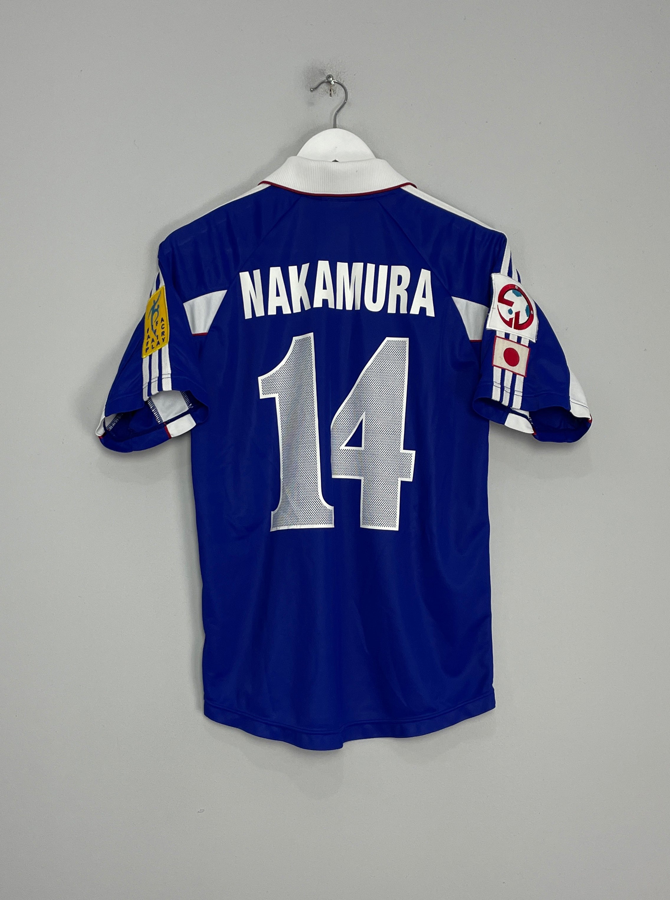 Shop 1999/00 JAPAN NAKAMURA #14 HOME SHIRT (S) ADIDAS, classic football shirts, vintage football shirts & retro soccer jerseys at Cult Kits