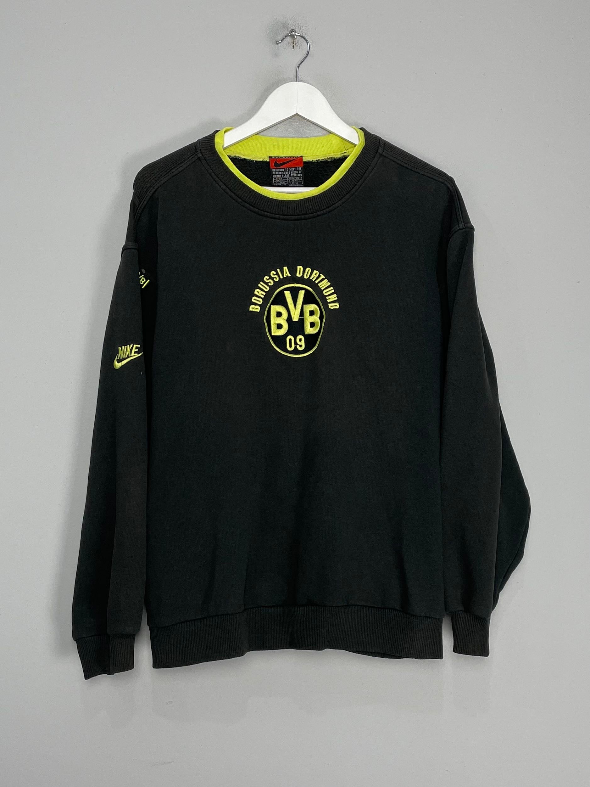 Shop 1996/97 DORTMUND JUMPER (M) NIKE, classic football shirts, vintage football shirts & retro soccer jerseys at Cult Kits