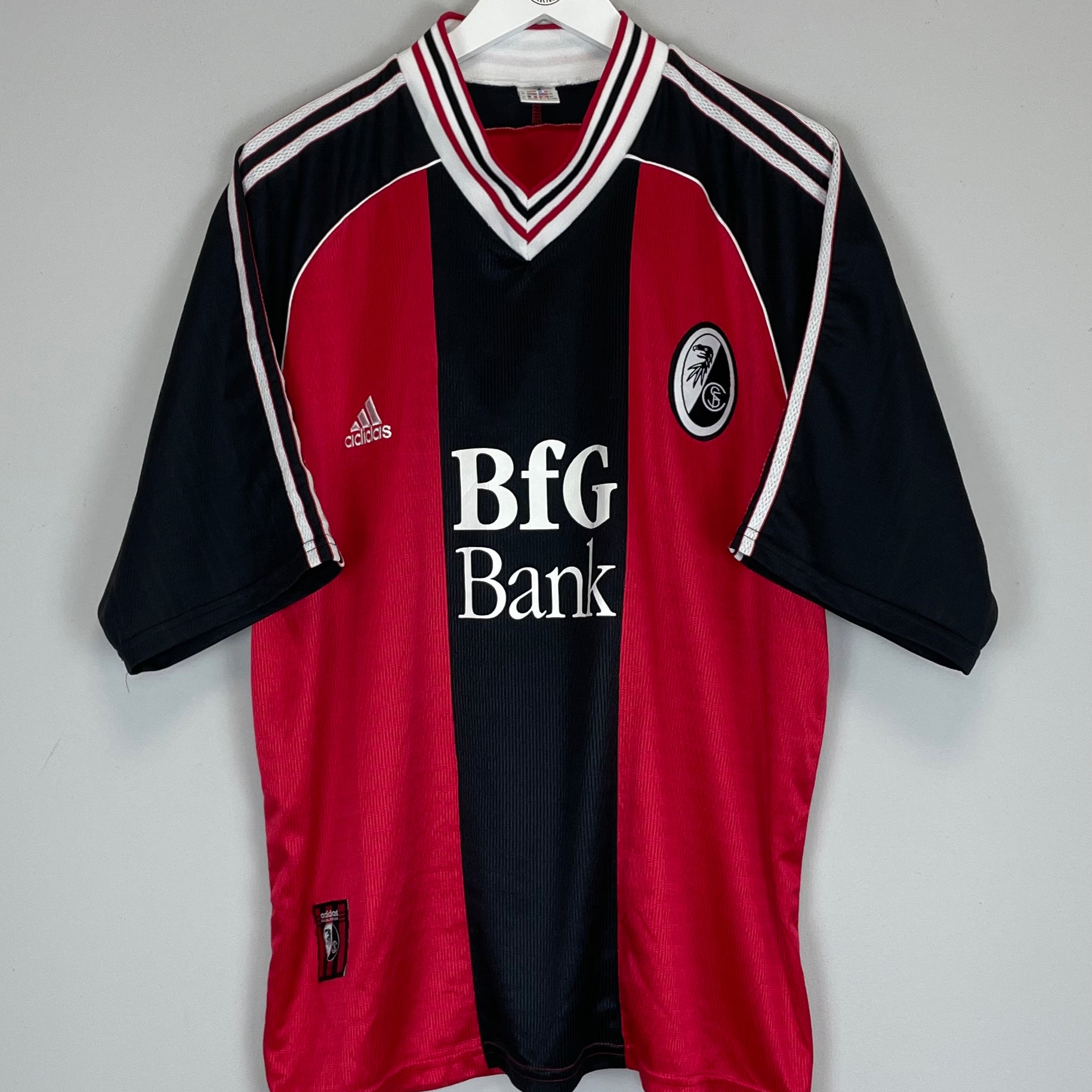 Shop 1998/99 FREIBURG HOME SHIRT (XL) ADIDAS, classic football shirts, vintage football shirts & retro soccer jerseys at Cult Kits