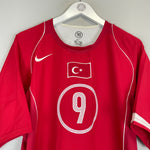 Shop 2004/06 TURKEY HAKAN SUKER #9 *BNWT* HOME SHIRT (L) NIKE, classic football shirts, vintage football shirts & retro soccer jerseys at Cult Kits