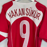 Shop 2004/06 TURKEY HAKAN SUKER #9 *BNWT* HOME SHIRT (L) NIKE, classic football shirts, vintage football shirts & retro soccer jerseys at Cult Kits