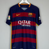 2015/16 BARCELONA NEYMAR JR #11 HOME SHIRT (M) NIKE