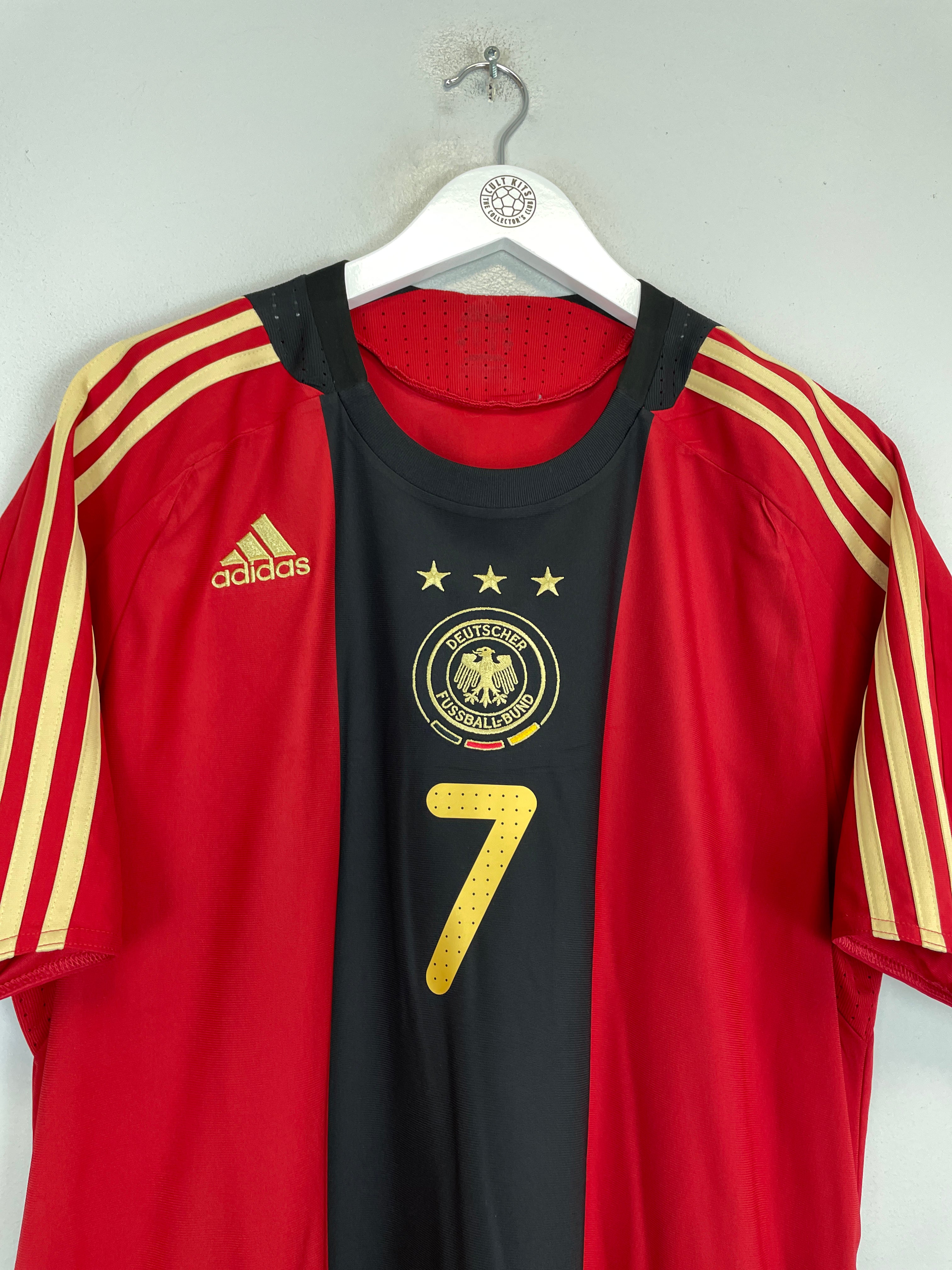 Shop 2008/09 GERMANY SCHWEINSTEIGER #7 AWAY SHIRT (L) ADIDAS, classic football shirts, vintage football shirts & retro soccer jerseys at Cult Kits