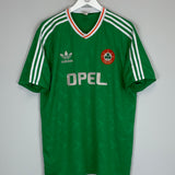 1990/91 IRELAND KEANE #10 HOME SHIRT (XL) ADIDAS