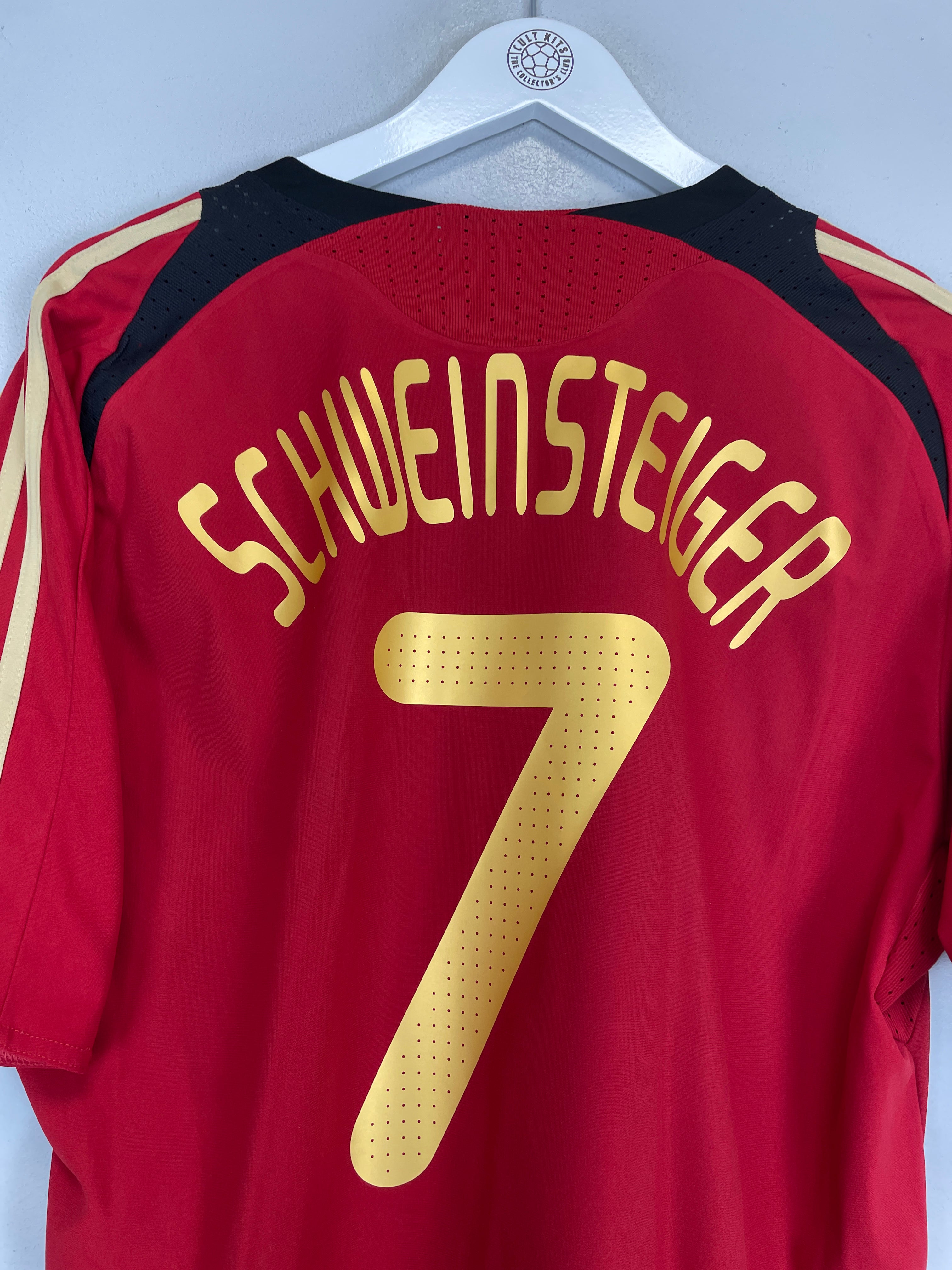 Shop 2008/09 GERMANY SCHWEINSTEIGER #7 AWAY SHIRT (L) ADIDAS, classic football shirts, vintage football shirts & retro soccer jerseys at Cult Kits