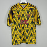 Shop 1991/93 ARSENAL AWAY SHIRT (L) ADIDAS, classic football shirts, vintage football shirts & retro soccer jerseys at Cult Kits